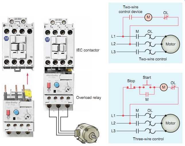 Wiring Diagram For Phase Contactor With Overload Protection